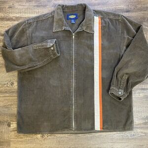 Utility Corduroy Jacket Men's XL Zip Grandpa Core Gorpcore Dad Vibes Cozy Cabin